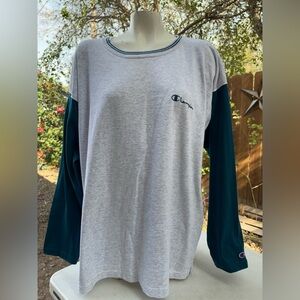 90s Vintage Champion XXL men's long sleeve T-shirt heavyweight.